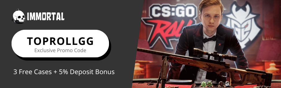 CSGORoll Promo Code TOPROLLGG: 3 Free Cases + 5% Deposit Bonus valid for October 2024